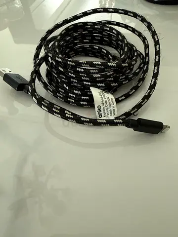 I phone Braided USB to Lightning Charging Cable — 2m/120 inches , Durable