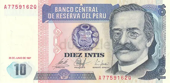 PERU BANKNOTE MINI SET 1987