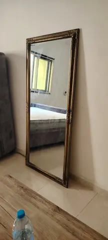 Full-Length Ornate Framed Mirror - Leaning Wall Mirror