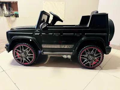 Kids Electric Ride-On Mercedes G-Wagon Style - Black