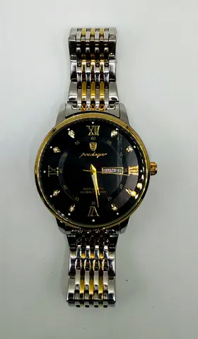 Poedagar Mens Classic Stainless Steel Quartz Watch