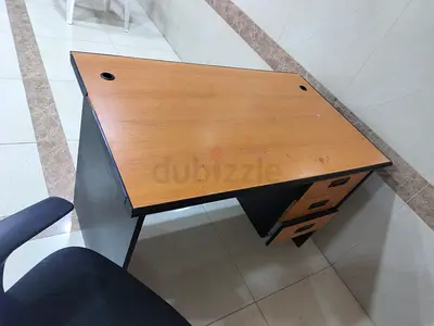 Computer table with chair
