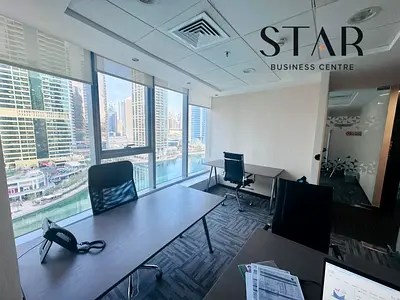 Special Offer: Fully Furnished Lake View Office for Only AED 6,800 per Month