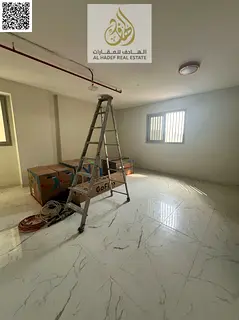 Spacious Studio for Annual Rent in Ajman Al Jurf 1 with Semi-Separate Kitchen, Central AC &amp; Free