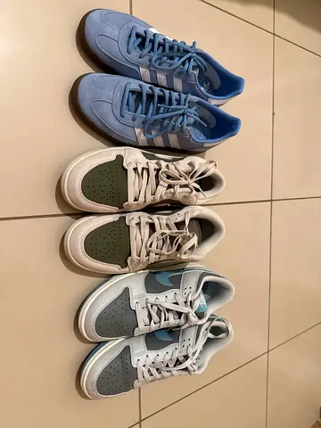 Three Pairs of Mens Casual Sneakers — Size 41, excellent Condition, 2 of them never worn