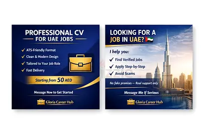Need a professional CV for UAE jobs? 🇦🇪 I create clean, job-ready CVs that match employer requirem