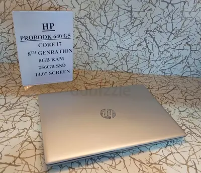 HP ProBook 640 G5 - Core i7 8th Gen, 8GB RAM, 256GB SSD, 14