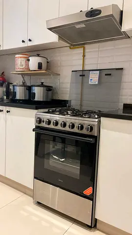 Midea Cooker 60x60cm Siver 4 Burners