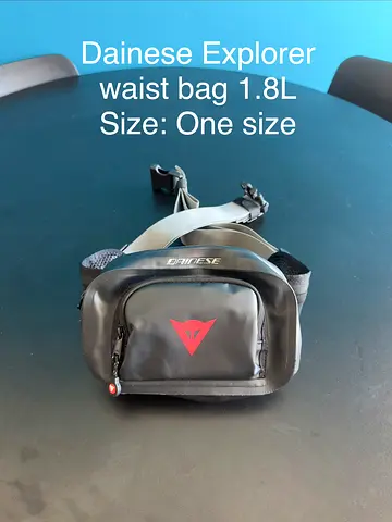 Dainese Explorer 1.8L Waist Bag — One Size, Good Condition