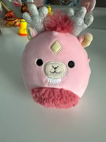 Soft Pink Alpaca Plush Toy - Good Condition(squishmallow)