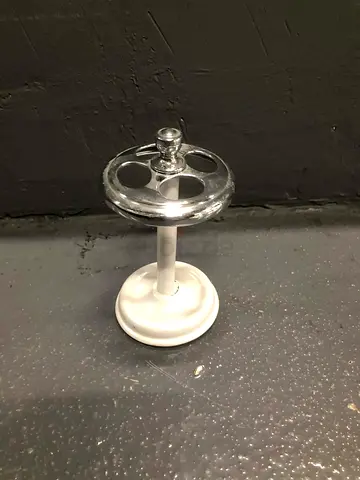 Set of 4 Vintage Arabian Style Metal Toothbrush  Razor Holders