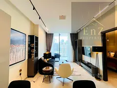 Fully Furnished Up Graded 1BR | Balcony | Canal &amp; Burj View | Ready To Move |