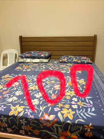 King size bed with mattress
