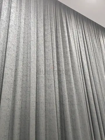 double Curtains 2 Rooms and Living Area