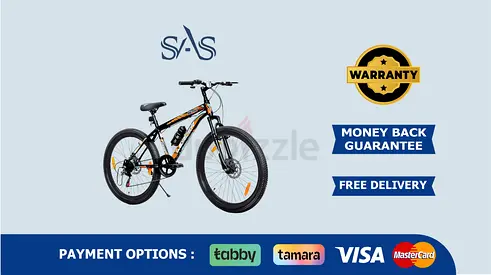 Leader Beast Multispeed (7 Speed) Mountain Bike with Front Suspension  Dual Disc Brake