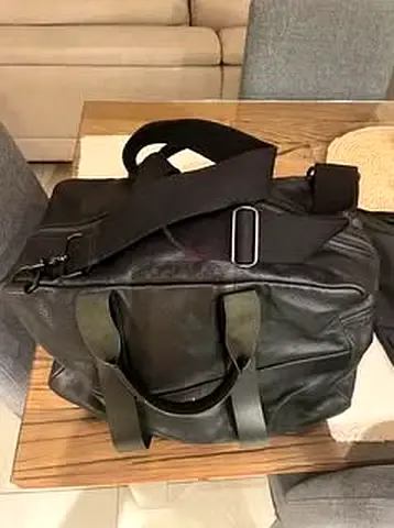 Authentic Boss Orange Hugo Boss Leather Bag – Like New, German Craftsmanship