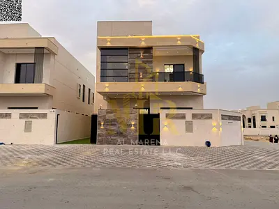 Luxury villa for sale in Al-Haliyo 2 – 5 master bedrooms | Two floors + roof | Two living rooms and a majlis with an elegant design | 3650 sq ft built