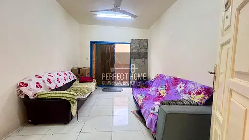 Furnished 1BHK Flat for Rent in Butina Sharjah – AED 2,200 | Balcony, SEWA Separate, Family-Friendly