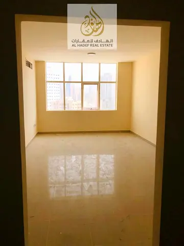Two bedroom apartment for rent in Sharjah Al Majaz 2 Jamal Abdul Nasser Street fully renovated spacious layout near mosque and services