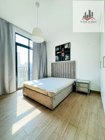 Deluxe ONE-bedroom apartment with a spacious living room, fully equipped kitchen, and bathroom.