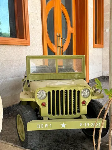 Kids Military-Style Ride-On Jeep (Battery Powered)