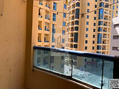 A distinctive apartment for rent in Al Khor Towers Two bedrooms and a spacious living room with a maid's room and two balconies