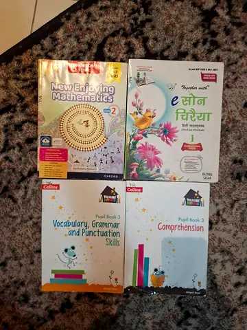 GEMS NMS Class 2 Eng, Hindi School Workbooks — Grammar, Comprehension, Vocabulary  Maths (Primary)