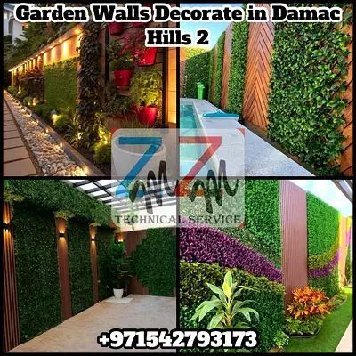 Garden Wall Decoration Installation  Maintainence with Zam Zam Technical Services Est