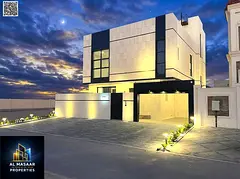 Luxury modern villa for sale – Al Bahia, Ajman | Private pool | Strategic location | Bank financin