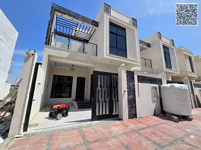 فيلا تصميم فاخر ــ 4 غرف وحوش /شامل التسجيل