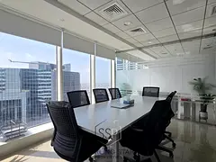 Negotiable | Fitted Office | Burlington Tower | Canal & Burj View | Glass Partitions