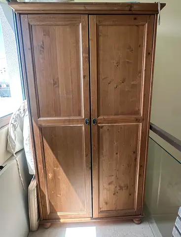 Solid wood wardrobe
