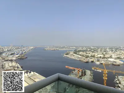 Stunning Fully Furnished Studio | Full Sea View | Gym, Pool & Parking – Oasis Towers Ajman