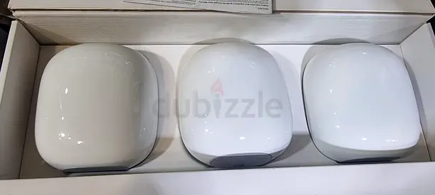 Google Nest WiFi Pro 6E Mesh WiFi Router - 3 Pack