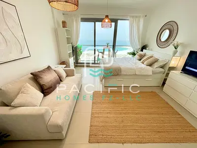 Hot Offer 35K Studio Furnished | Free Chiller | Pacific Tower | Marjan Island