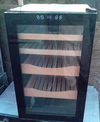 Electric Cigar Humidor Cabinet — Glass Door Humidifier Cooler