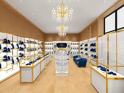 Luxury Jewelry Back-Wall Showcases | Custom Modular Fit-Out | DM  DCD Approved