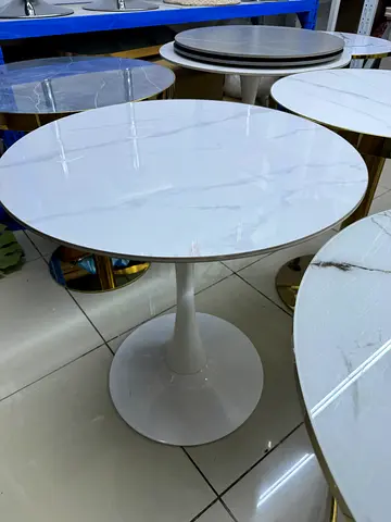 White Round dining table 70cm