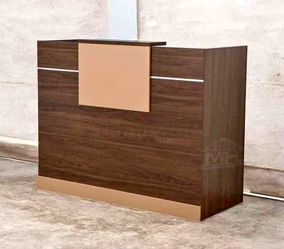 Compact Wooden Reception Desk / Counter New Available