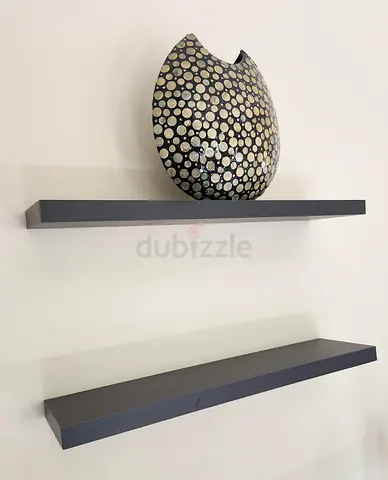 Pair of floating shelves