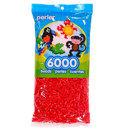 Perler 6000 Fuse Beads - Red Pack (Craft/Building Beads)