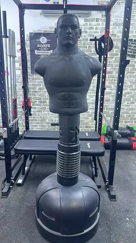 Freestanding Heavy Punching Bag with Torso Mannequin - Stable Base