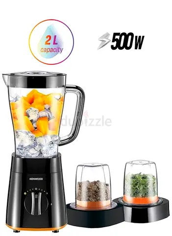 Kenwood 500W Blender with Grinder Jars - 2L Capacity