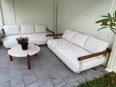 Selling Top quality Luxury pan home outdoor 6 seater sofa with coffee table