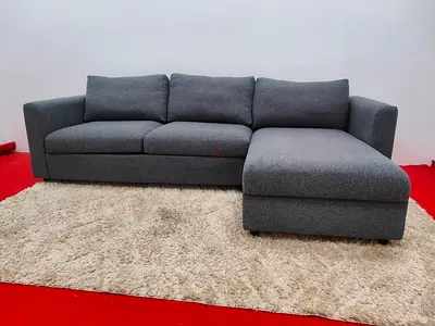 Ikea vimle gray color lshape sofabed with storage space