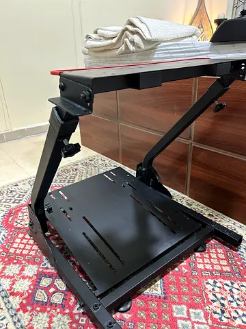 Fold able stand for gaming wheel all kind of wheel can be fitted