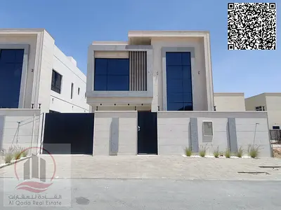 Luxury villa with 5 bedrooms, swimming pool and roof for sale, all fees included, in Al Zahia