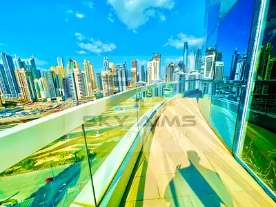 SZR Marina View | Huge Balcony | Semi Furnished | Close To Sobha Metro