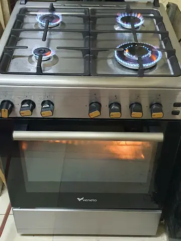 Veneto 4-Burner Gas Cooker with Oven - 60cmX60cm