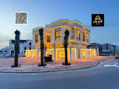 للبيع فيلا بمواصفات عالمية وسعرخيالى تصمييم فلل دبى جاهزه للسكن طابقين وروف مع مسبح وشامل رسوم التسجيل والتمليك جاهزة للتسليم تملك حروتورث تقسيط شهرى